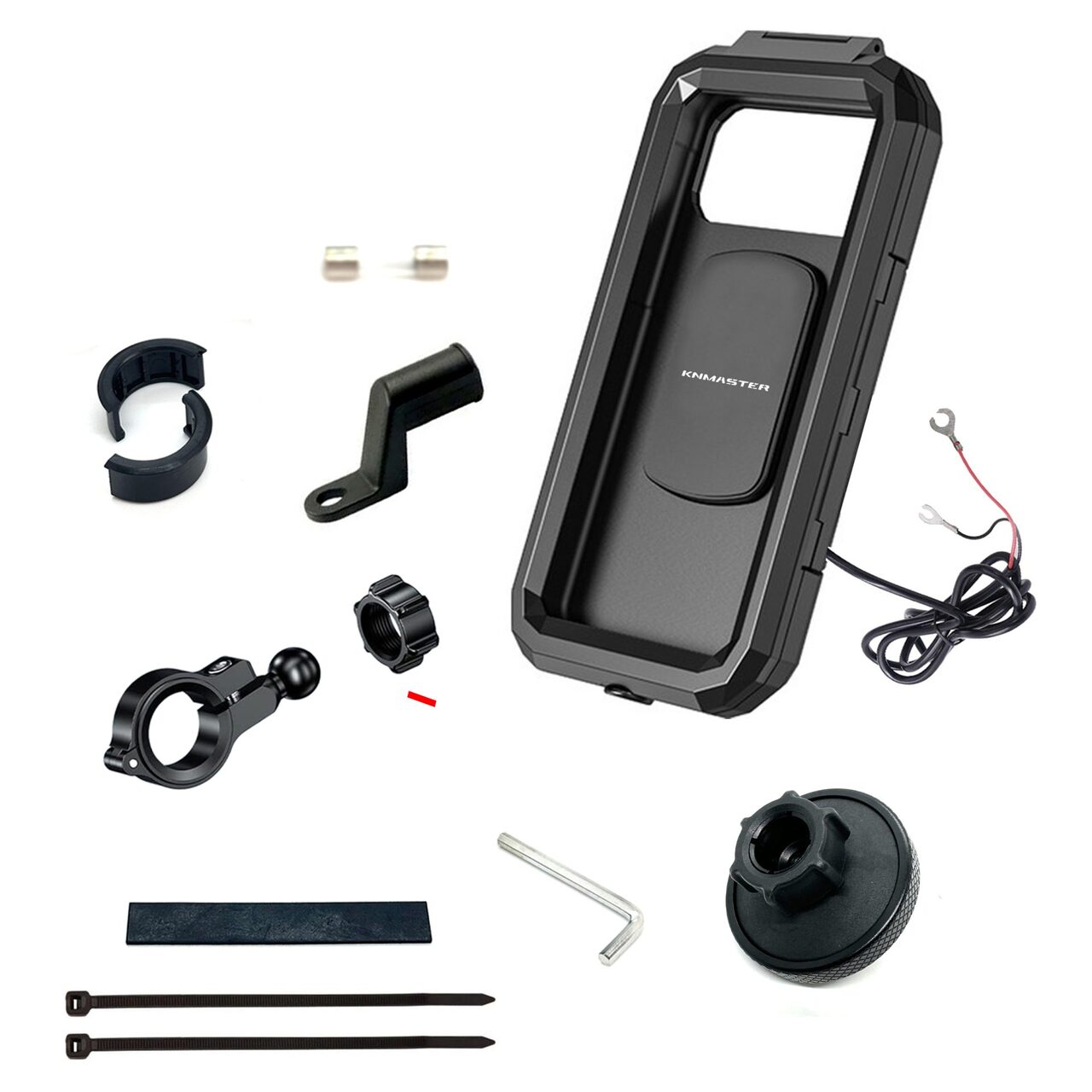 Knmaster TT-900WU Titreşim Önleyicili Wireless Usb Gidona Monte Telefon Tutucu k4994, one size ürün görseli