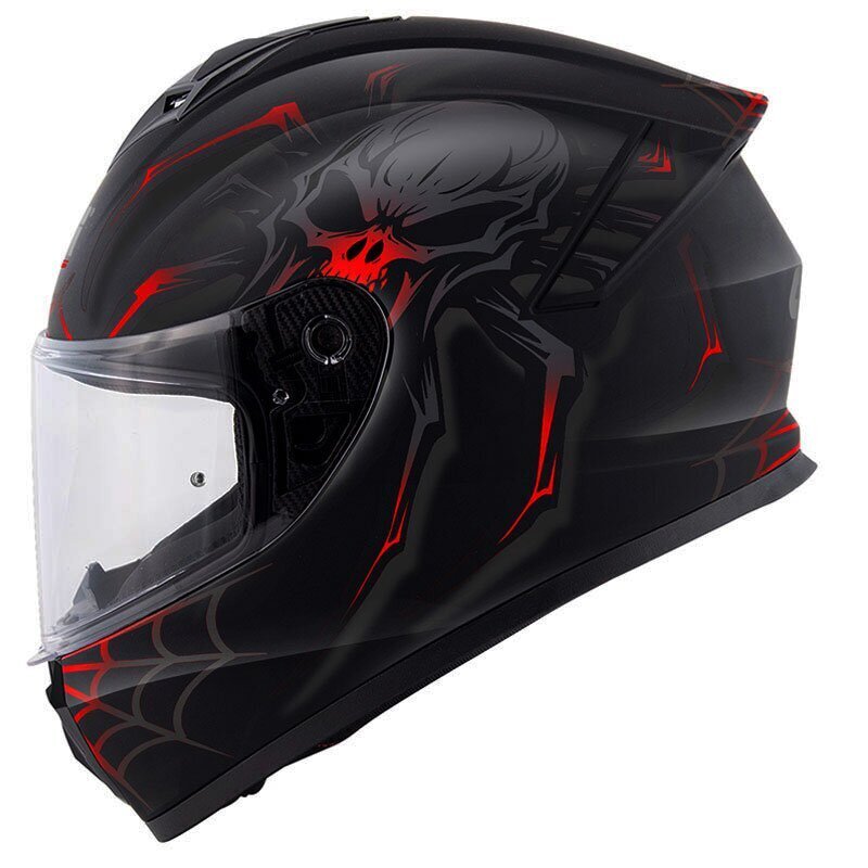 GIVI 50.X ARACHNO MAT SİYAH-KIRMIZI KASK ürün görseli