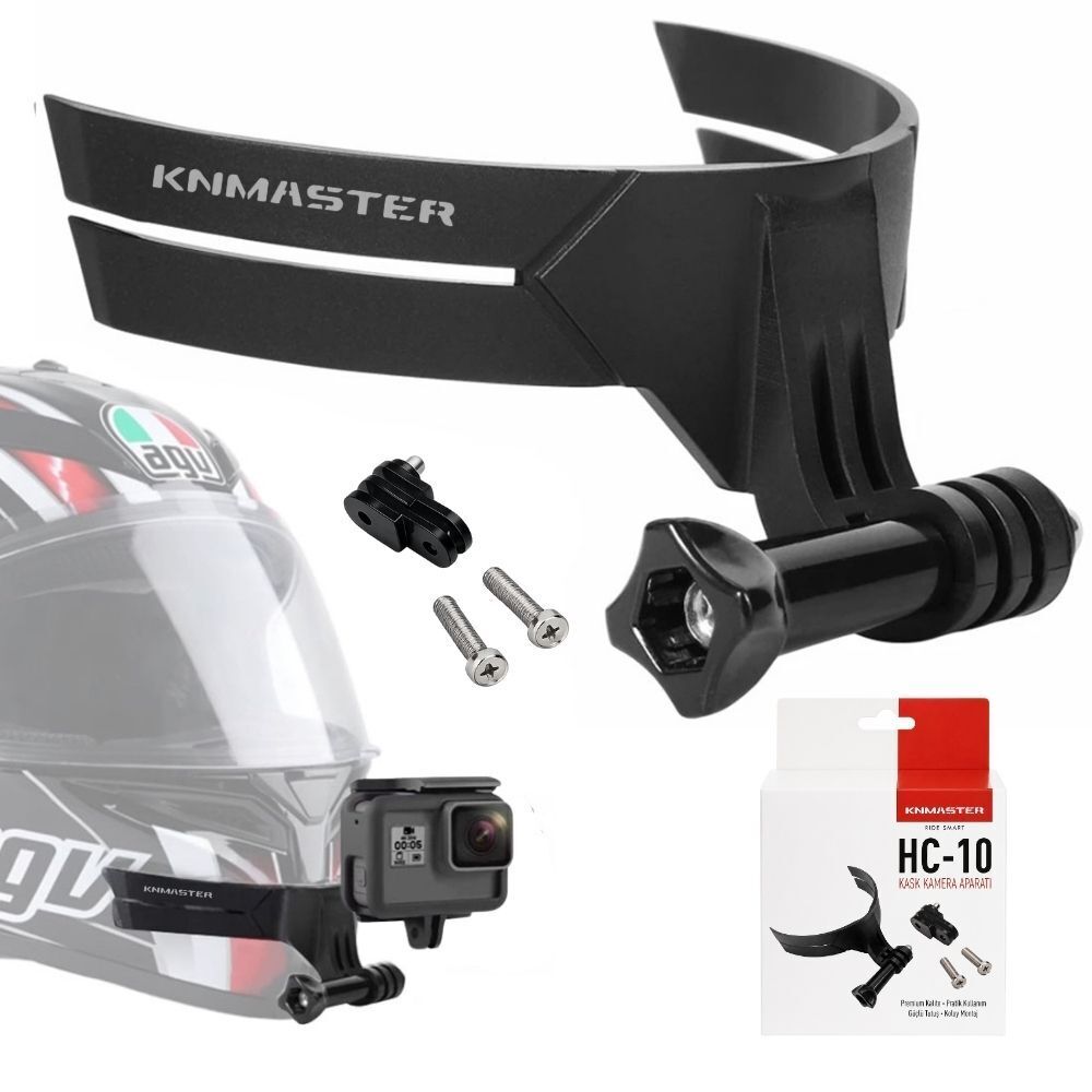 KNMASTER HC-10 | Motosiklet Kask Çene Aksiyon Kamera Tutucu ürün görseli