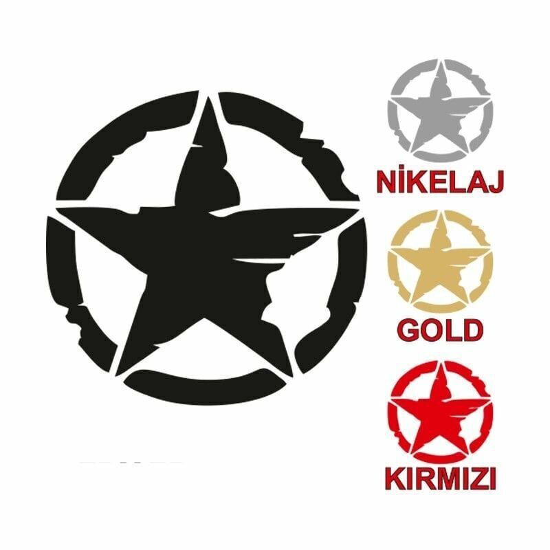 YUVARLAK YILDIZ LOGO SARI ürün görseli