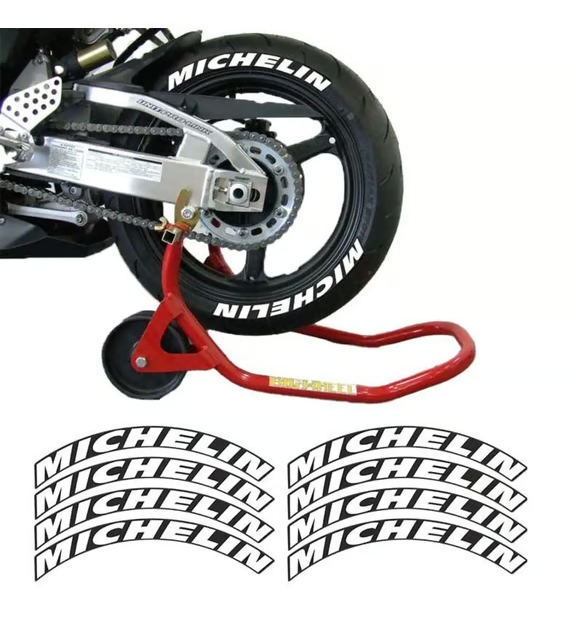 MICHELIN BEYAZ 3D LASTİK YANAK YAZISI ürün görseli