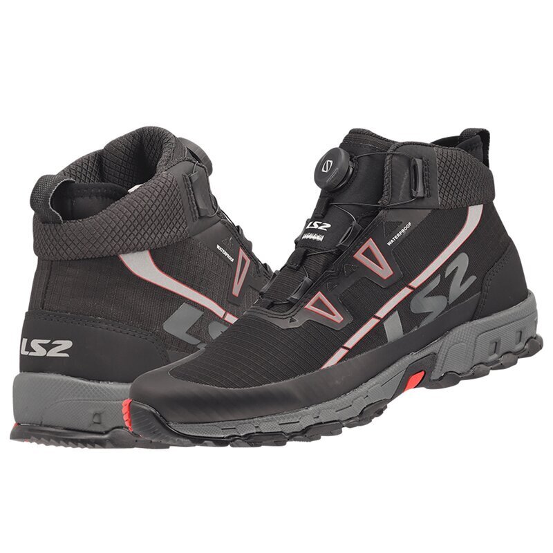 LS2 TREKKER WATERPROOF BOT SİYAH ürün görseli