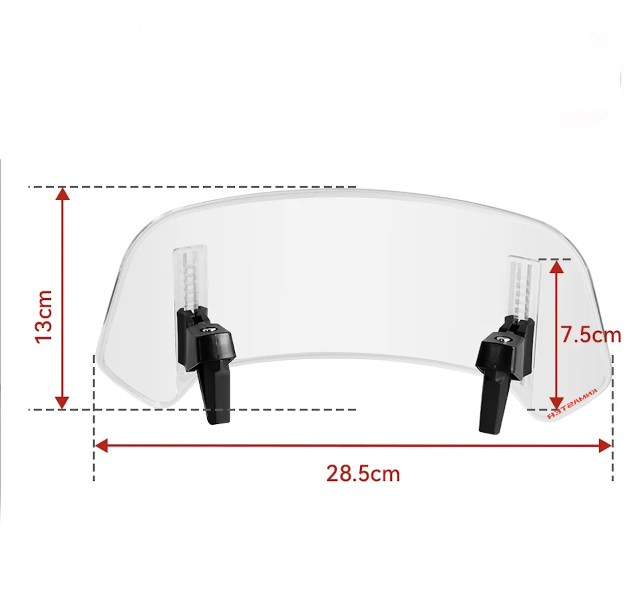 Knmaster RS-400A Yeni Nesil Kademeli Rüzgar Saptırıcı Şeffaf Ön Cam Uzatma / Deflektör ürün görseli
