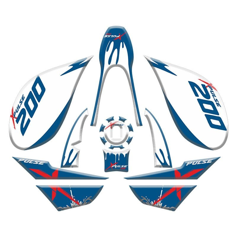 HERO XPULSE 200 2020-2025 UYUMLU TANK PAD SET 001 ürün görseli