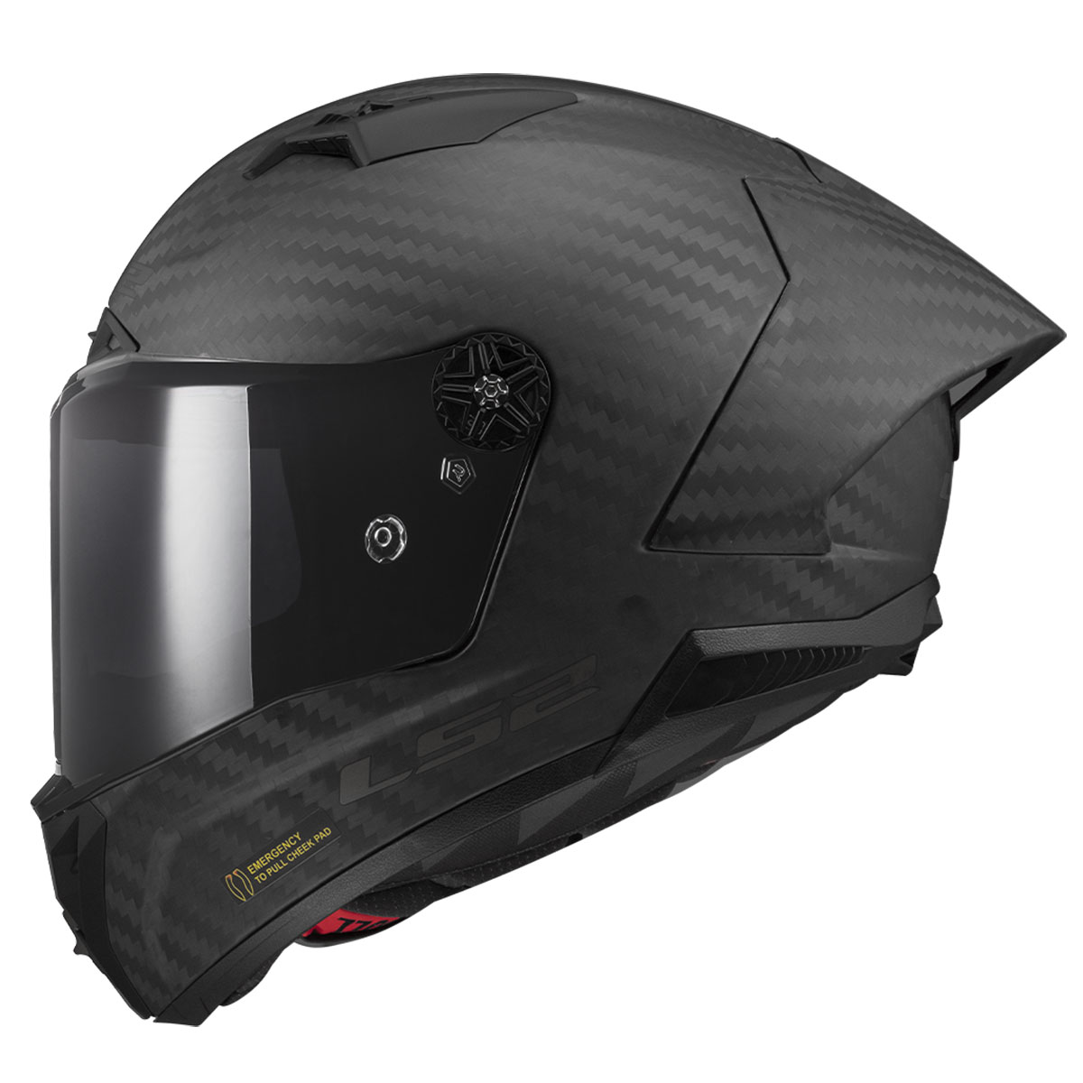 LS2 THUNDER KARBON GP AERO MAT SİYAH KASK ürün görseli