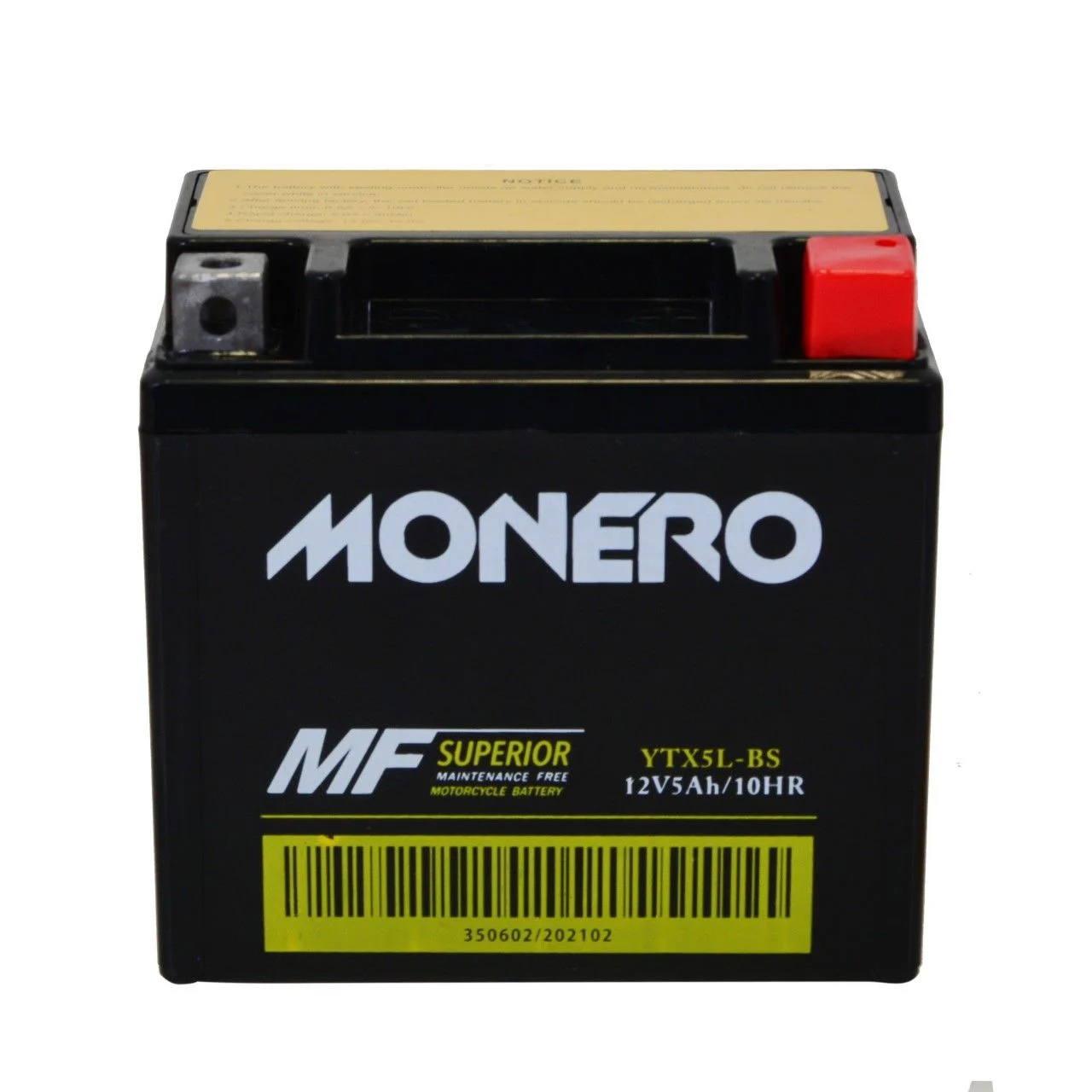 MONERO AKÜ YTX5L – BS  [12/5/10D] ürün görseli