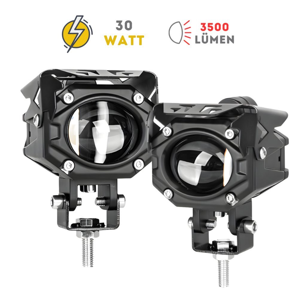 Knmaster Scorpion 30W 3 Renkli Motosiklet Led Sis Farı ürün görseli