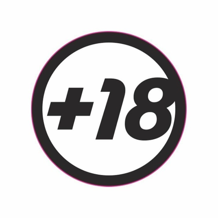 +18 BLACK STİCKER ürün görseli