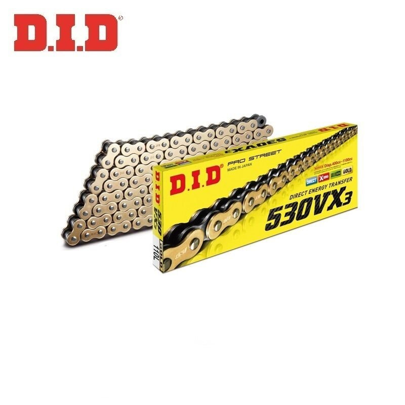 DID 530VX3 GOLD X-RİNG ZİNCİR-122 BAKLA ürün görseli