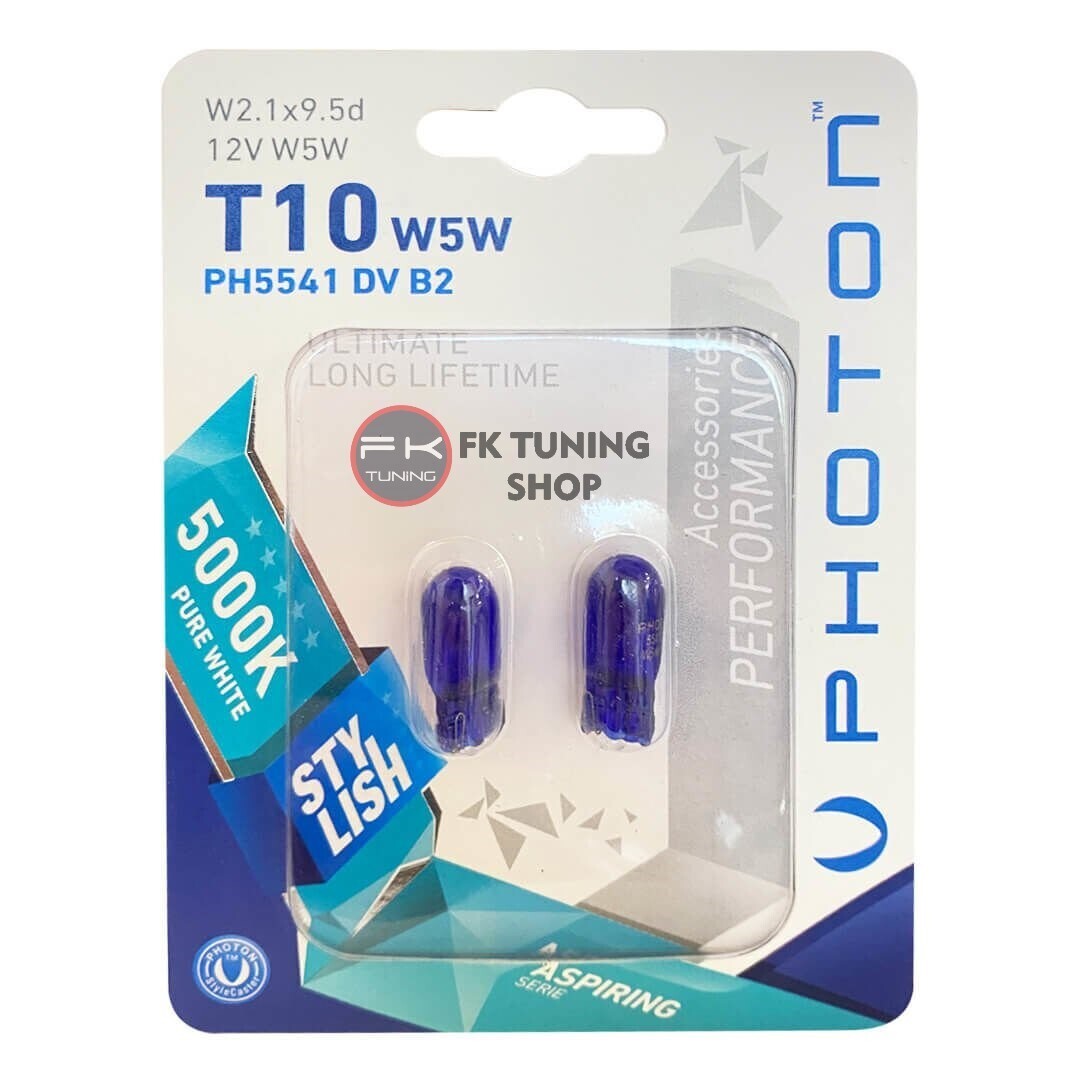 PHOTON T10 W5W 12V  XEN VISION MAVİ PARK LAMBASI ürün görseli