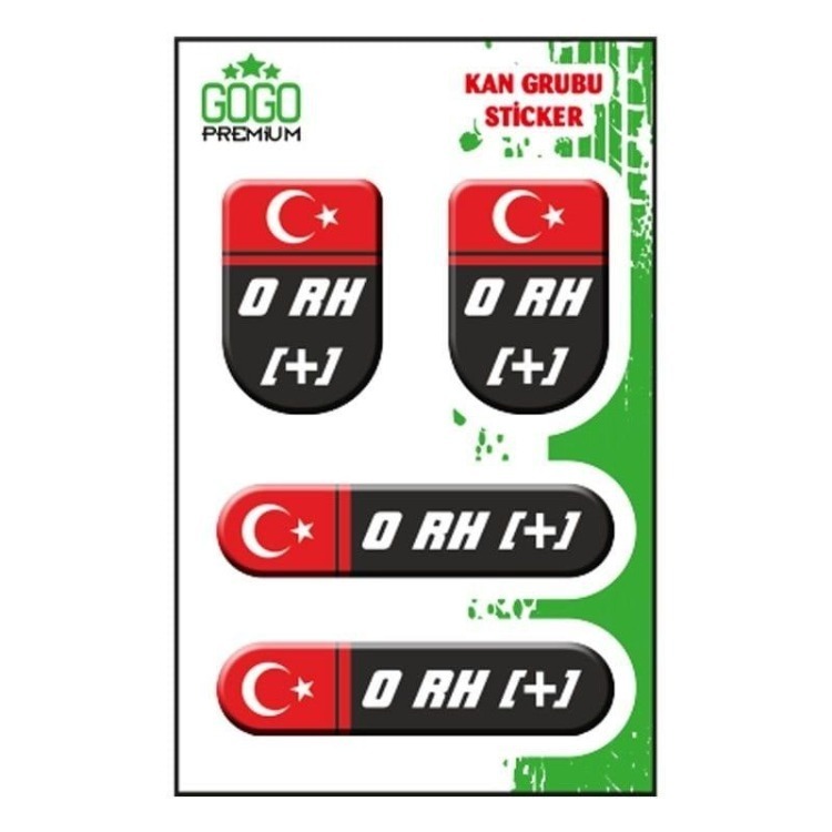 KAN GRUBU I 0 Rh(+) STİCKER ürün görseli