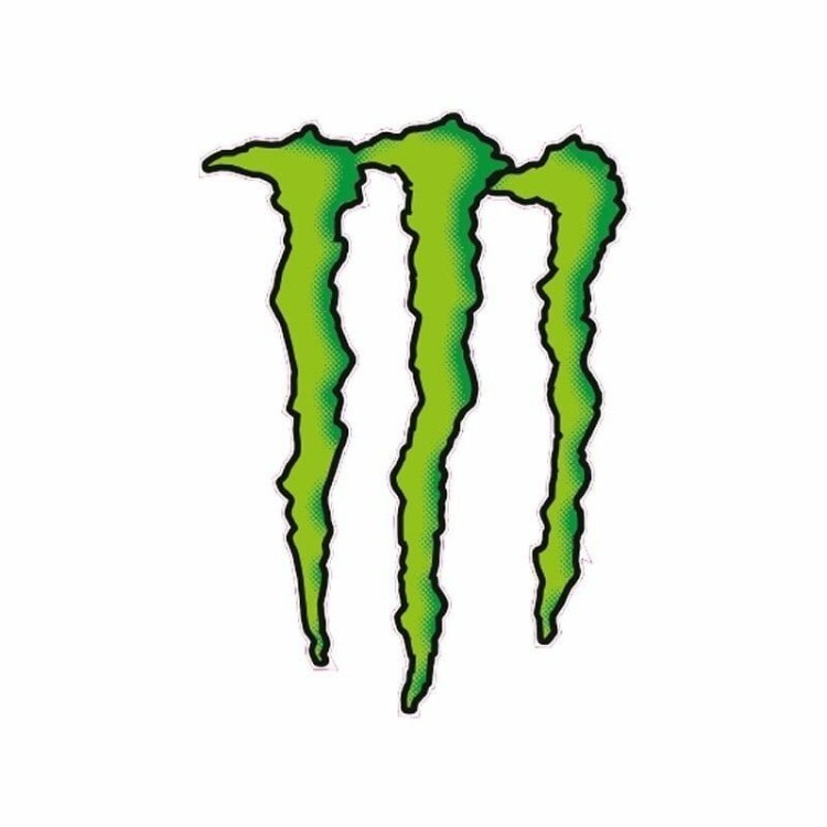 MONSTER LOGO STİCKER ürün görseli