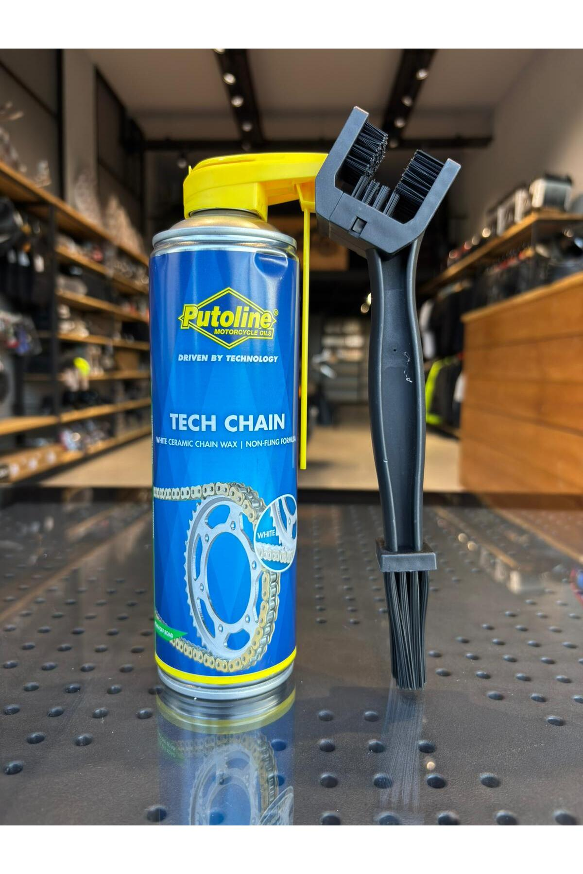 500 ml aerosol Putoline Tech Chain Seramik Zincir Yağı+Fırça ürün görseli