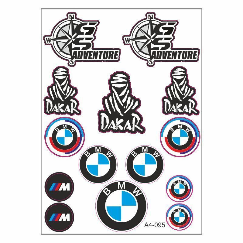 A4 STİCKER 095 TEK PAKET ÇOKLU STİCKER ürün görseli