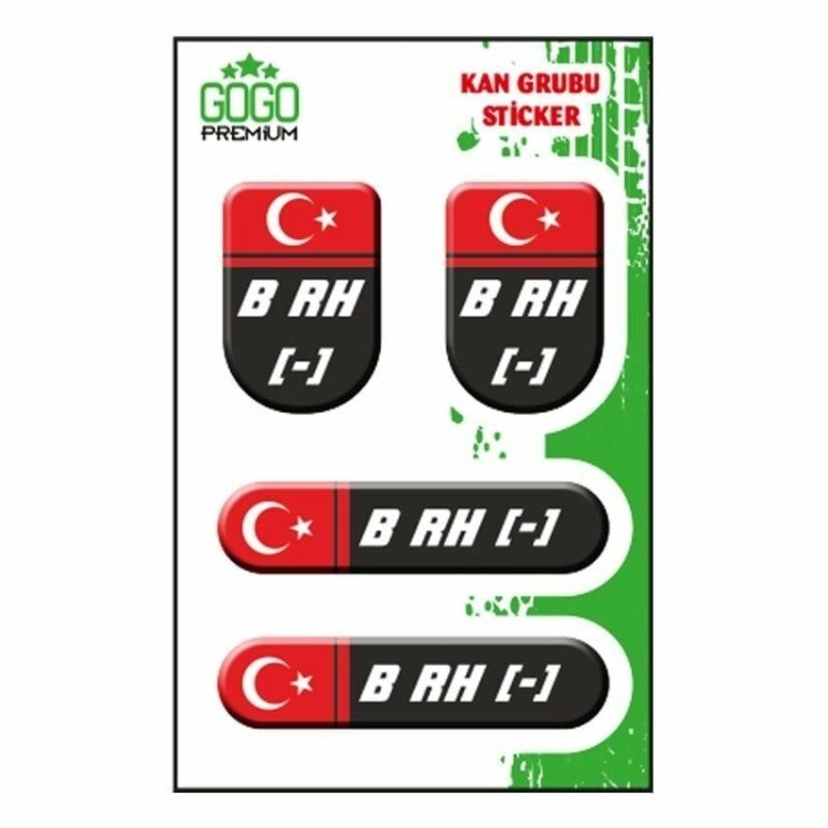 KAN GRUBU I B Rh(-) STİCKER ürün görseli