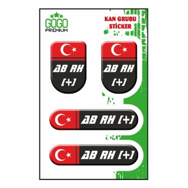 KAN GRUBU I AB Rh(+) STİCKER ürün görseli