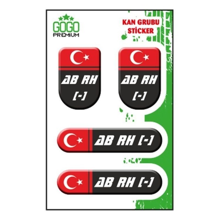 KAN GRUBU I AB Rh(-) STİCKER ürün görseli