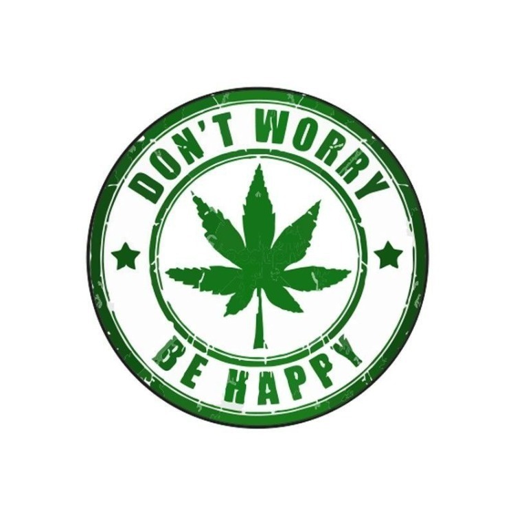 DON’T WORRY BE HAPPY STİCKER ürün görseli