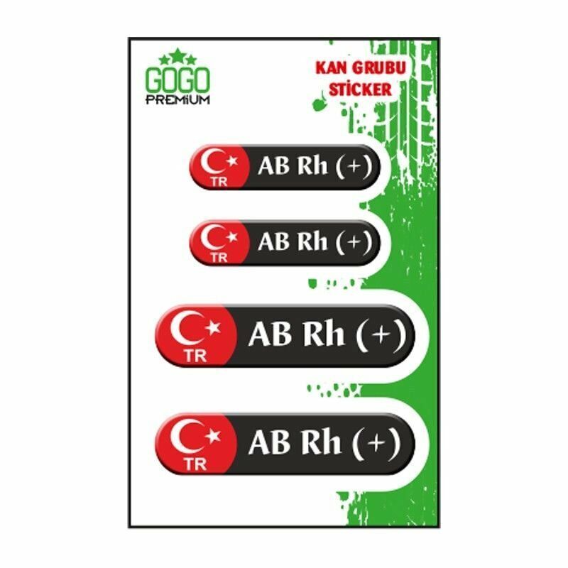 KAN GRUBU III AB Rh(+) SİYAH DÖRTLÜ DAMLA ETİKET ürün görseli