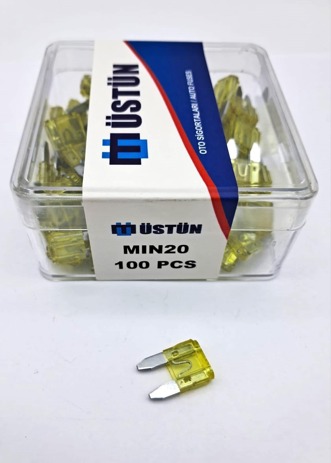MİNİ BIÇAK  SİGORTA 20 AMPER(1 KUTU = 100 ADET) ürün görseli