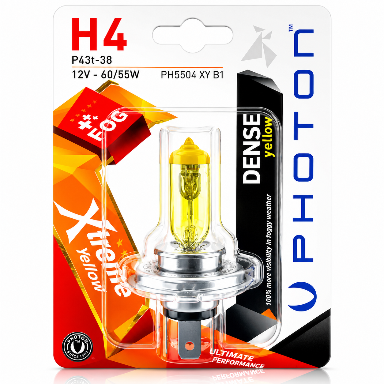 PHOTON H4 12V 60/55W XTREME CİVCİV SARISI ürün görseli