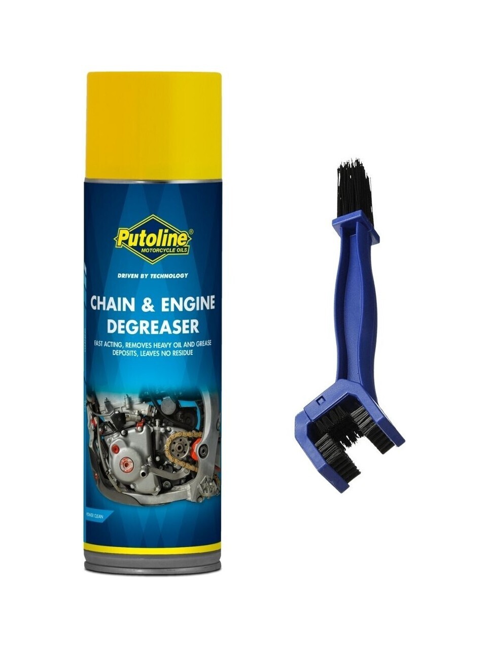 500 ml aerosol Putoline Zincir ve Motor Temizleyici+Fırça ürün görseli