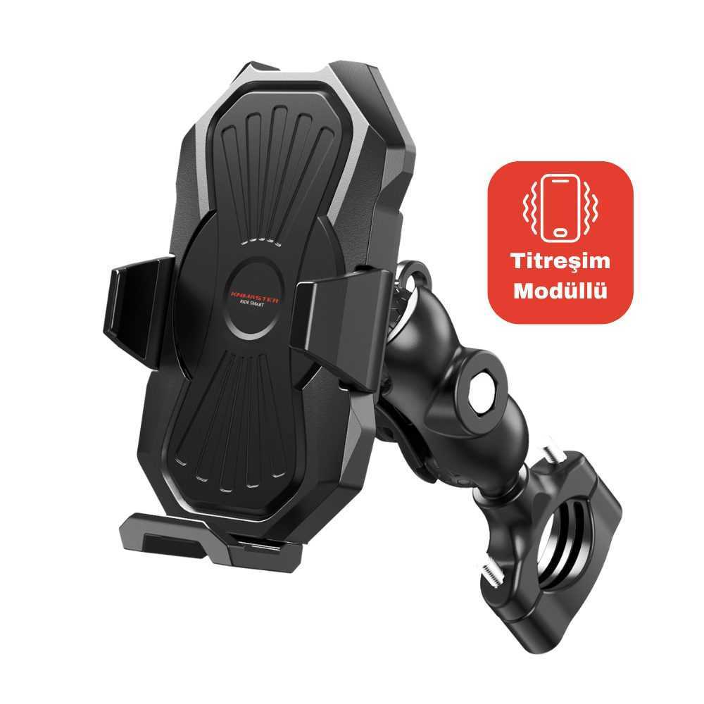 KNMASTER TT-880 Titreşim Önleyicili Motosiklet Telefon Tutucu ürün görseli