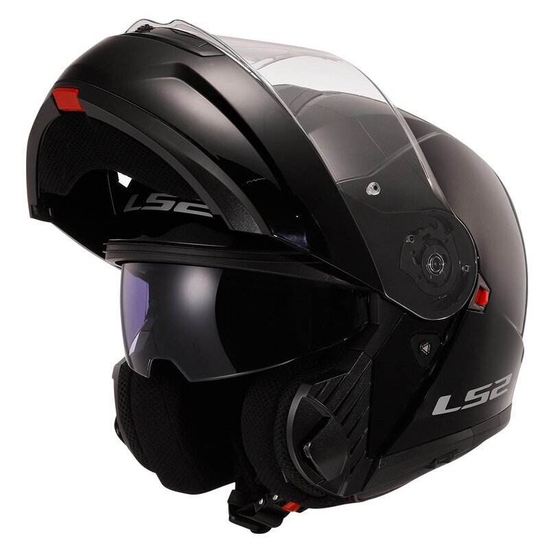 LS2 STROBE 2 SİYAH KASK ürün görseli