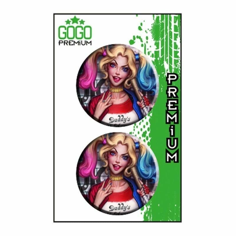 HARLEY QUIIN (5X5 cm) İKİLİ DAMLA ETİKET ürün görseli
