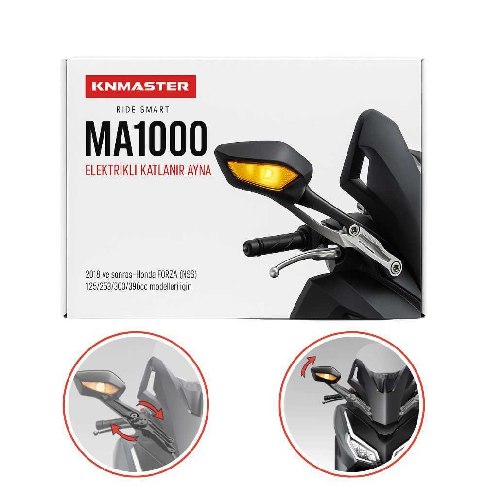 MA1000 Forza Otomatik Katlanır Motosiklet Aynası ürün görseli