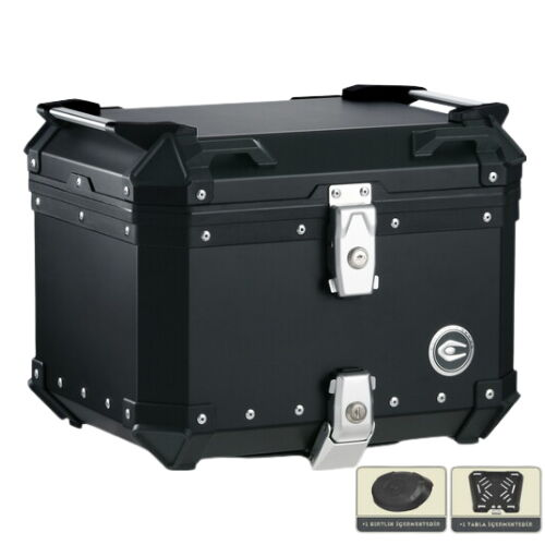COOCASE ALÜMİNYUM ARKA ÇANTA 45L ( SİYAH) ürün görseli