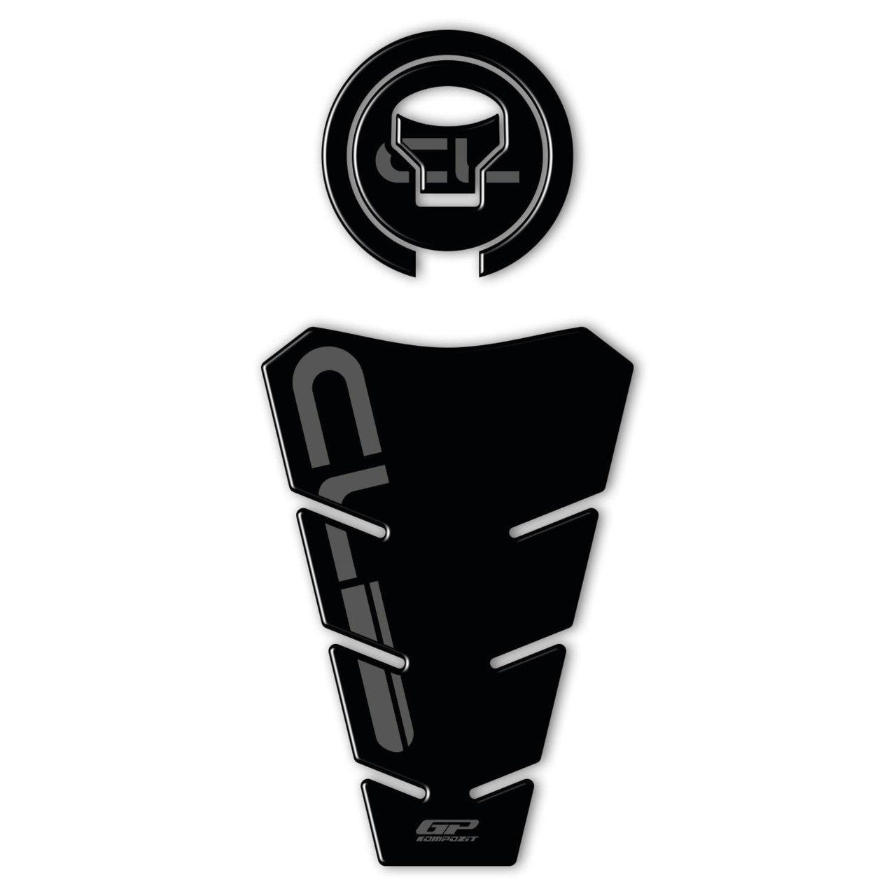 GP KOMPOZİT HONDA CL 250 2023-2025 UYUMLU TANK PAD SETİ SİYAH ürün görseli