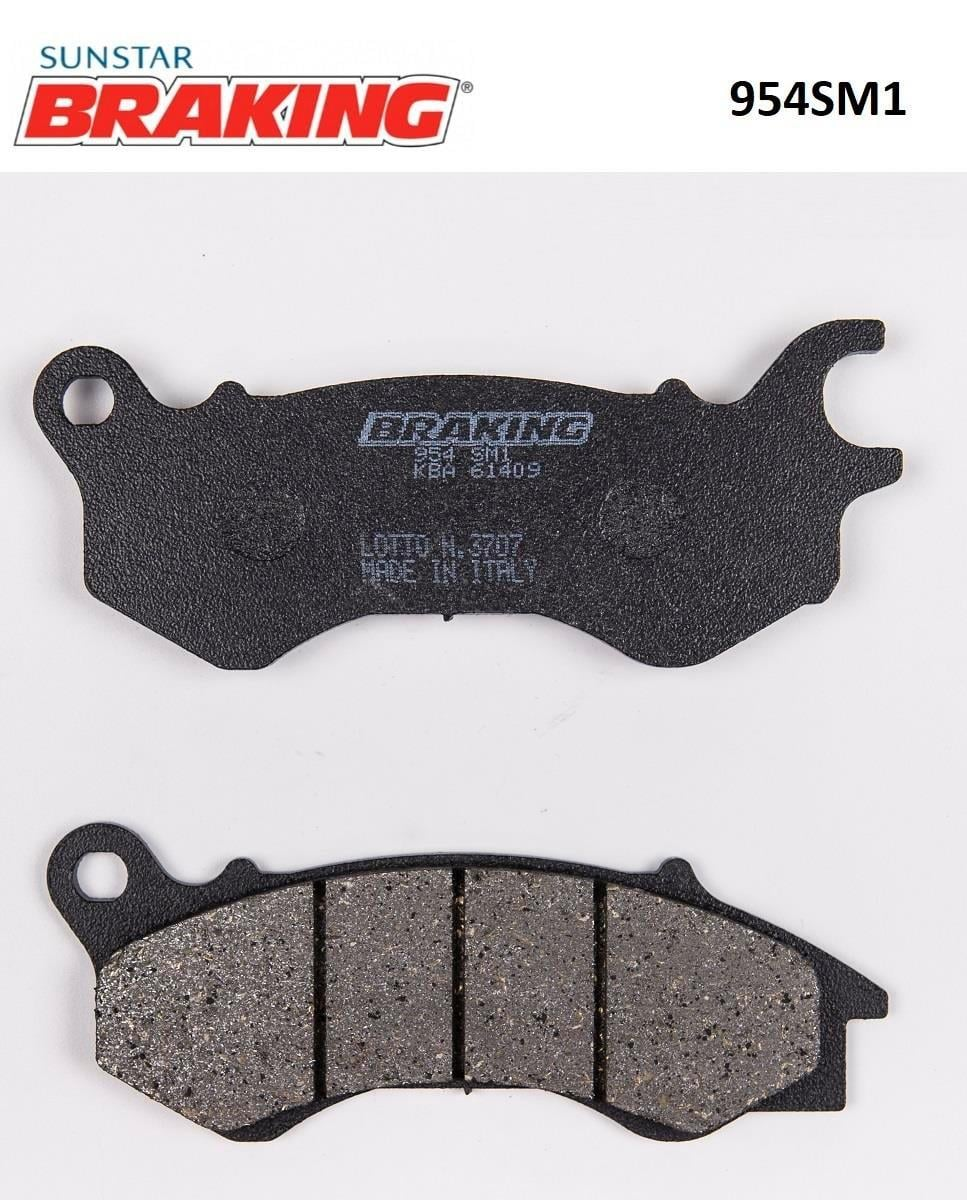 BRAKİNG YARI METALİK ÖN FREN BALATASI(954SM1) ürün görseli