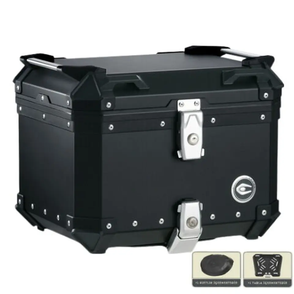 COOCASE ALÜMİNYUM ARKA ÇANTA 45L ( SİYAH) ürün görseli