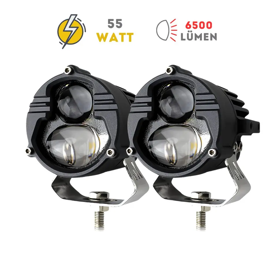 Knmaster Cali 55W Motosiklet Led Sis Farı ürün görseli