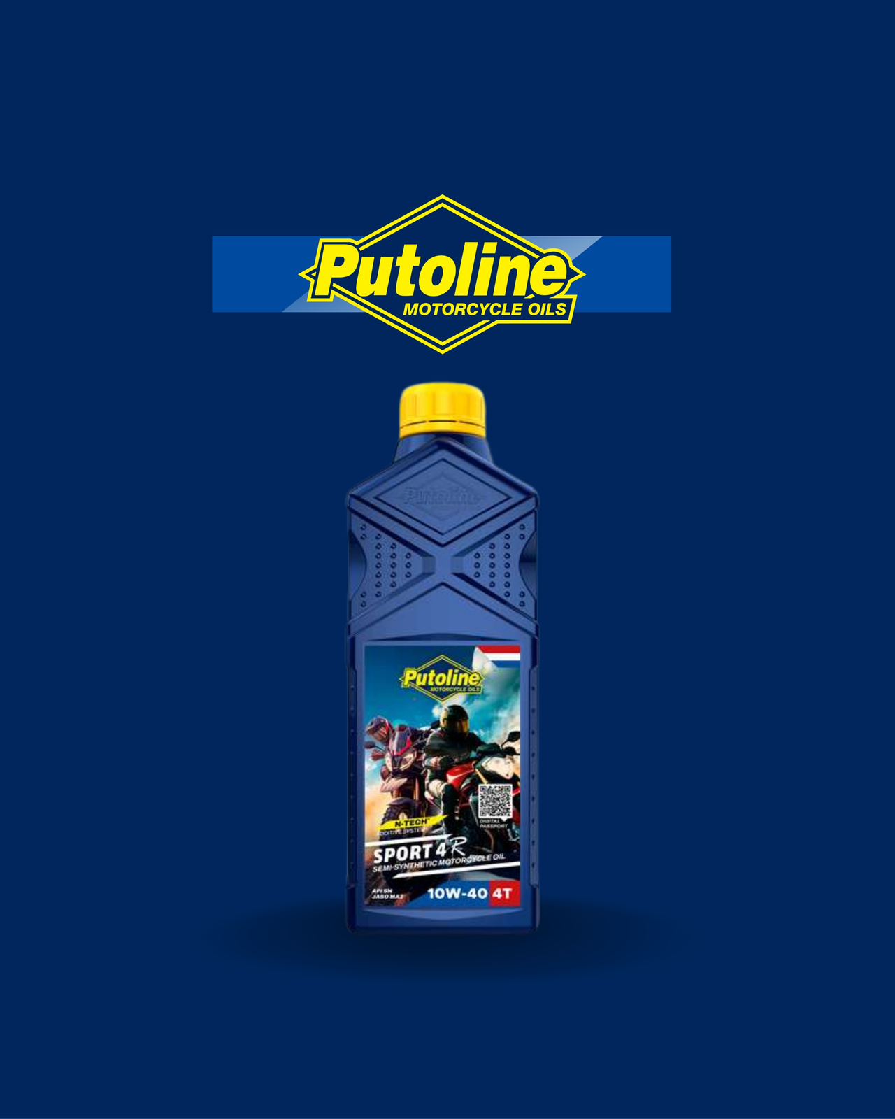 1 L bottle Putoline Sport 4R 10W-40 ürün görseli
